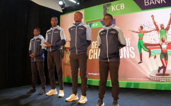 Launch of the AK–KCB partnership in support of the National Athletics Championships and Trials.