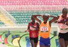 Chepkurui finishing 5000m U20 trials win