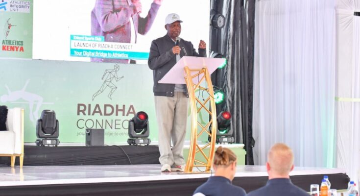Launch of the Riadha Connect Athletes Hub in Eldoret.