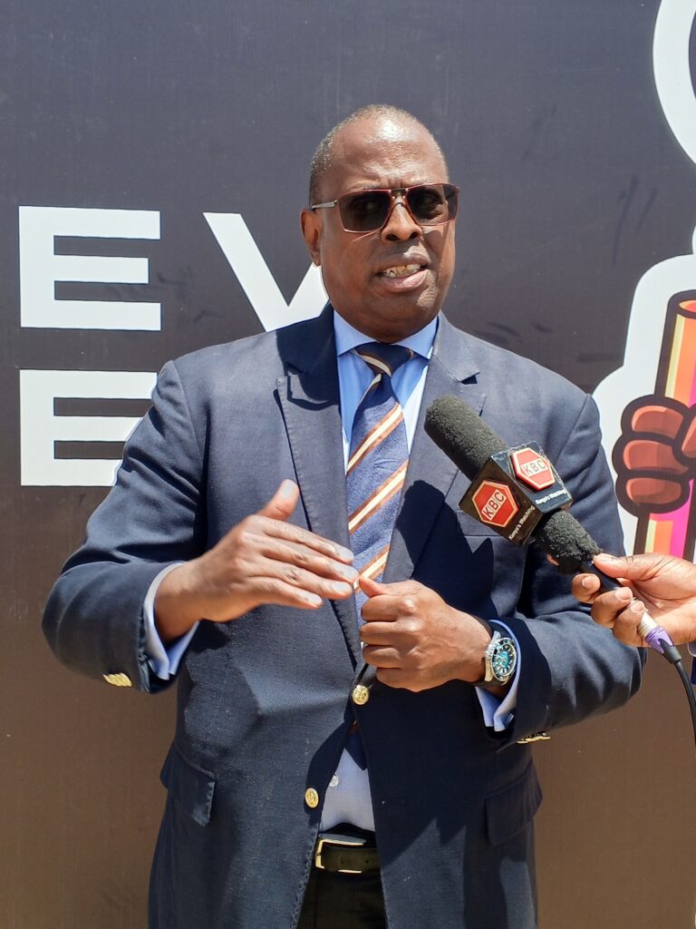 Donald Rukare speaks at ANOCA Zone V Games